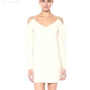 Halston heritage cream dress